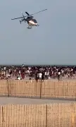 Senior skip day at Jones Beach ends in chaos as police helicopter descends on brawling horde of high schoolers: video